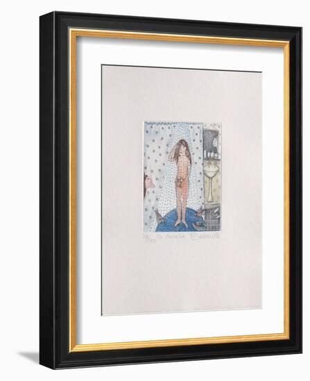 La Douche-Françoise Deberdt-Framed Limited Edition