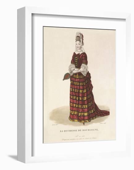 La Duchesse de Bourgogne-Louis-Marie Lante-Framed Premium Giclee Print