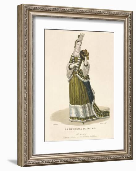 La Duchesse du Maine-Louis-Marie Lante-Framed Premium Giclee Print