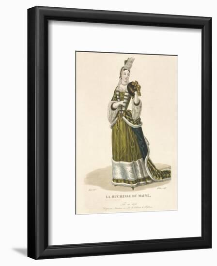 La Duchesse du Maine-Louis-Marie Lante-Framed Premium Giclee Print