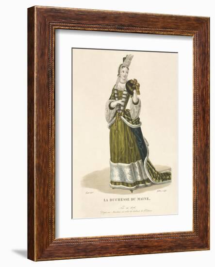 La Duchesse du Maine-Louis-Marie Lante-Framed Premium Giclee Print