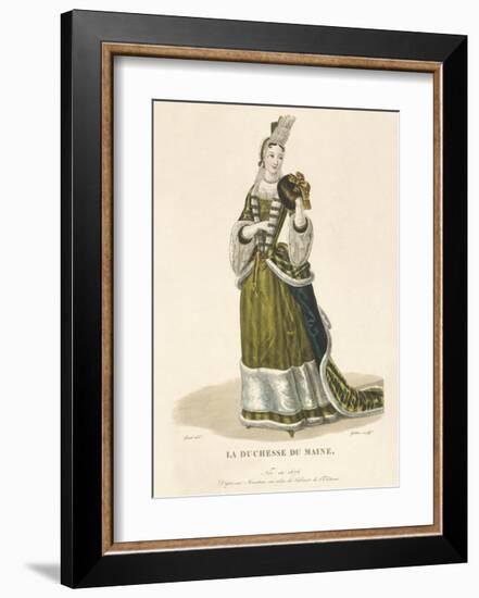 La Duchesse du Maine-Louis-Marie Lante-Framed Premium Giclee Print