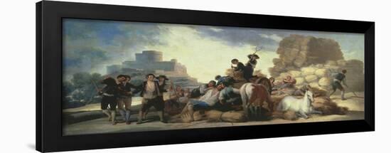 La Era O El Verano, the Threshing Floor or Summer, Tapestry Cartoon, 1786-Francisco de Goya-Framed Giclee Print