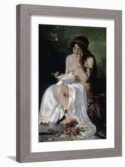 La Esclava Y La Paloma, 1884-Joaquín Sorolla y Bastida-Framed Giclee Print