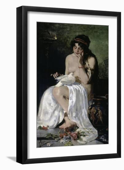 La Esclava Y La Paloma, 1884-Joaquín Sorolla y Bastida-Framed Giclee Print