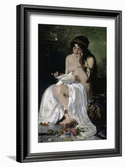 La Esclava Y La Paloma, 1884-Joaquín Sorolla y Bastida-Framed Giclee Print