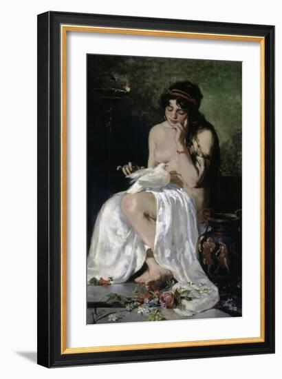 La Esclava Y La Paloma, 1884-Joaquín Sorolla y Bastida-Framed Giclee Print