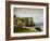 La Falaise d'Etretat-Gustave Courbet-Framed Giclee Print