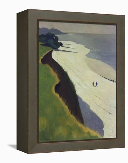 La Falaise De La Greve Blanche, 1913-Felix Vallotton-Framed Premier Image Canvas