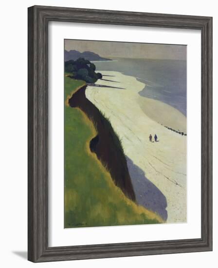 La Falaise De La Greve Blanche, 1913-Felix Vallotton-Framed Premium Giclee Print