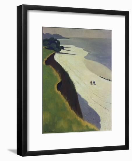 La Falaise De La Greve Blanche, 1913-Felix Vallotton-Framed Premium Giclee Print