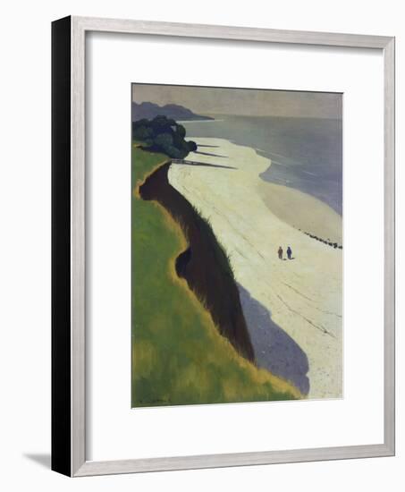 La Falaise De La Greve Blanche, 1913-Felix Vallotton-Framed Premium Giclee Print