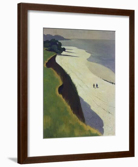 La Falaise De La Greve Blanche, 1913-Felix Vallotton-Framed Premium Giclee Print