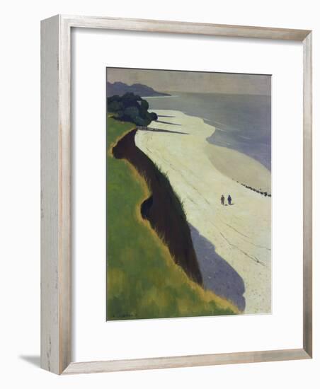 La Falaise De La Greve Blanche, 1913-Felix Vallotton-Framed Premium Giclee Print