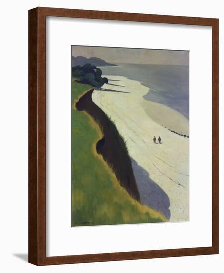 La Falaise De La Greve Blanche, 1913-Felix Vallotton-Framed Giclee Print