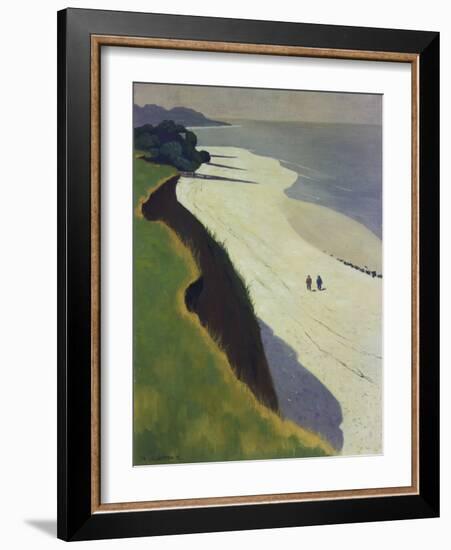 La Falaise De La Greve Blanche, 1913-Felix Vallotton-Framed Giclee Print