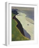 La Falaise De La Greve Blanche, 1913-Felix Vallotton-Framed Giclee Print