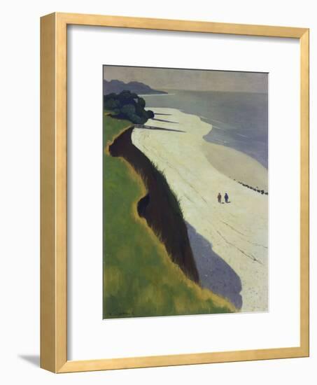 La Falaise De La Greve Blanche, 1913-Felix Vallotton-Framed Giclee Print