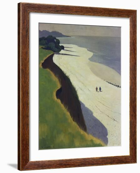 La Falaise De La Greve Blanche, 1913-Felix Vallotton-Framed Giclee Print