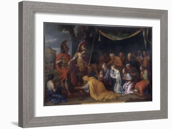 La Famille de Darius aux pieds d'Alexandre dit "la tente de Darius"-Charles Le Brun-Framed Giclee Print