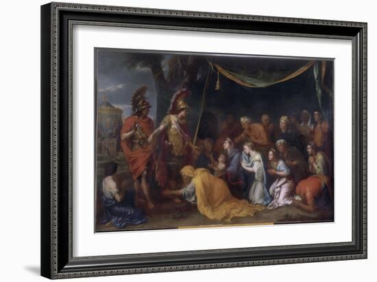 La Famille de Darius aux pieds d'Alexandre dit "la tente de Darius"-Charles Le Brun-Framed Giclee Print