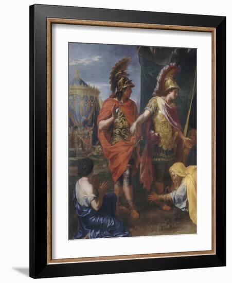 La Famille de Darius aux pieds d'Alexandre dit "la tente de Darius"-Charles Le Brun-Framed Giclee Print