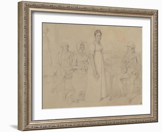 La Famille Forestier, 1806-Jean-Auguste-Dominique Ingres-Framed Giclee Print