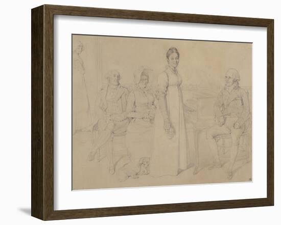 La Famille Forestier, 1806-Jean-Auguste-Dominique Ingres-Framed Giclee Print