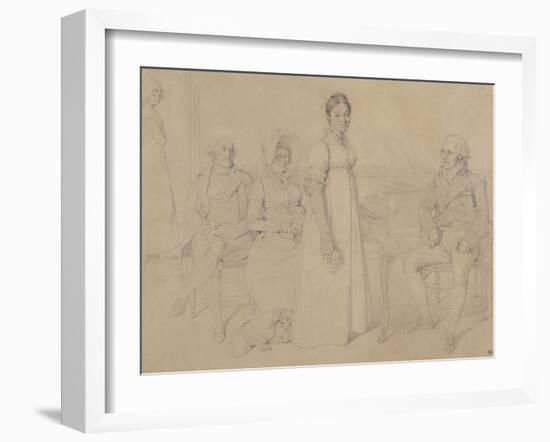 La Famille Forestier, 1806-Jean-Auguste-Dominique Ingres-Framed Giclee Print