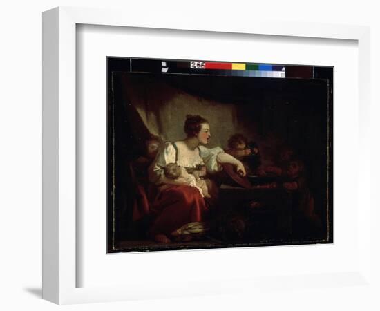 La Famille Pauvre  (The Poor Family) Peinture De Jean Honore Fragonard (1732-1806) 1760-1762 Musee-Jean-Honore Fragonard-Framed Giclee Print