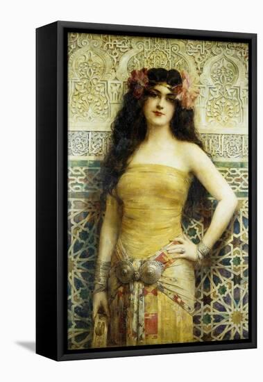 La Favorite-Leon Francois Comerre-Framed Premier Image Canvas