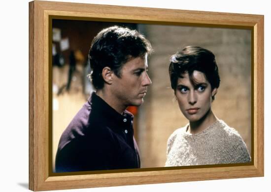 La feline CAT PEOPLE by Paul Schrader with John Heard and Nastassja Kinski, 1982 (photo)-null-Framed Stretched Canvas