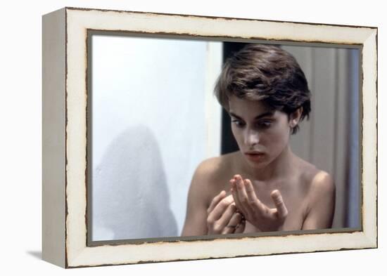 La feline CAT PEOPLE by Paul Schrader with Nastassja Kinski, 1982 (photo)-null-Framed Stretched Canvas