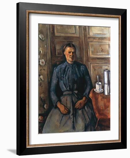 La Femme a La Cafetiere, C1890-1895-Paul Cézanne-Framed Giclee Print