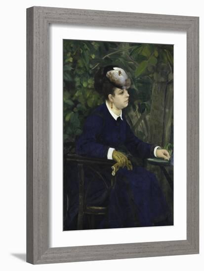 La Femme a La Mouette, 1868-Pierre-Auguste Renoir-Framed Giclee Print
