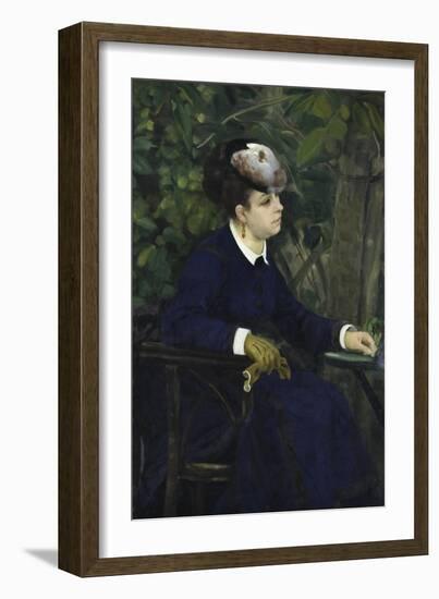 La Femme a La Mouette, 1868-Pierre-Auguste Renoir-Framed Giclee Print