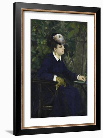 La Femme a La Mouette, 1868-Pierre-Auguste Renoir-Framed Giclee Print