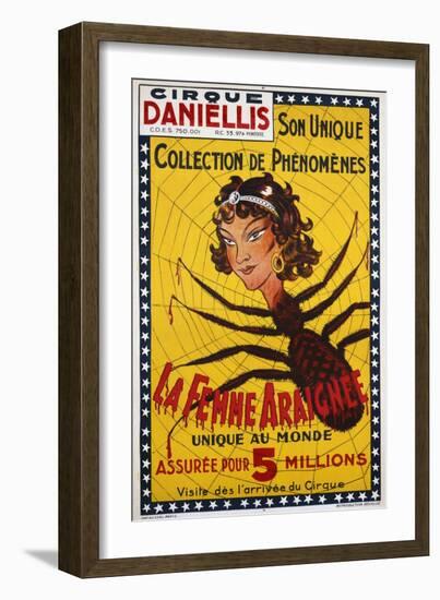 La Femme Araignee Poster-null-Framed Giclee Print