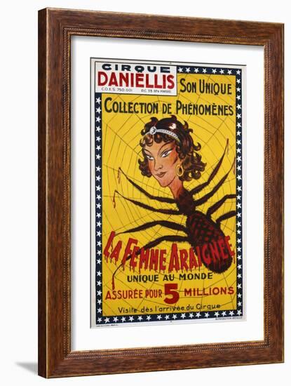 La Femme Araignee Poster-null-Framed Giclee Print