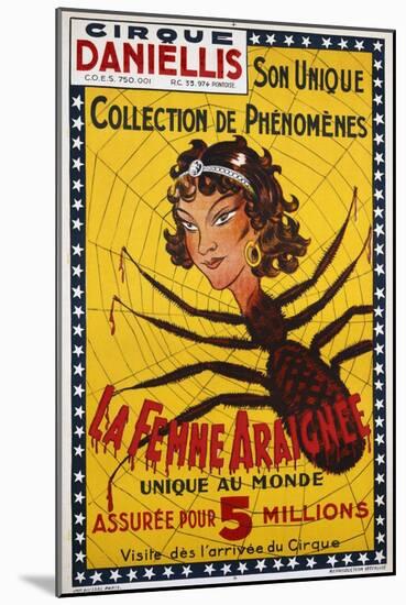 La Femme Araignee Poster-null-Mounted Giclee Print