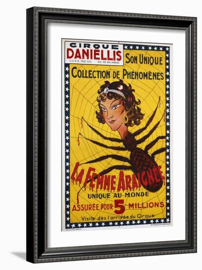 La Femme Araignee Poster-null-Framed Giclee Print