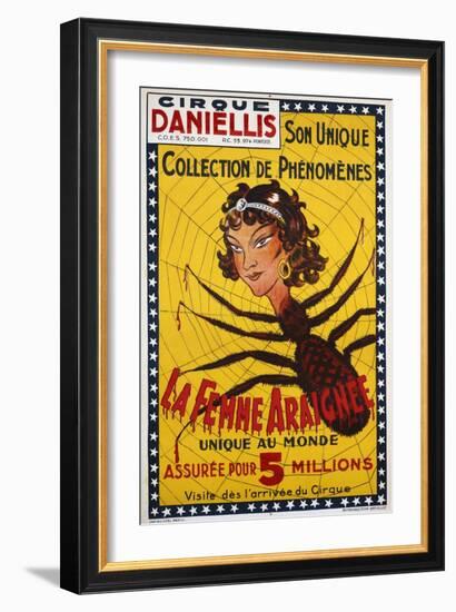 La Femme Araignee Poster--Framed Giclee Print
