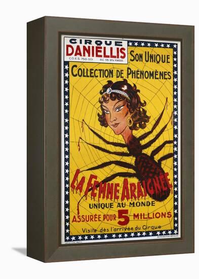 La Femme Araignee Poster-null-Framed Premier Image Canvas