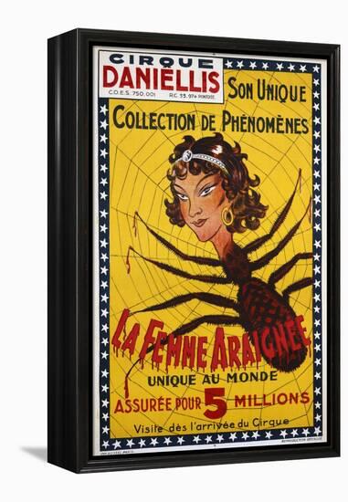 La Femme Araignee Poster-null-Framed Premier Image Canvas