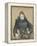 La femme au boa noir-Henri de Toulouse-Lautrec-Framed Premier Image Canvas