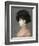 La femme au chapeau noir : portrait d'Irma Brunner la Viennoise-Edouard Manet-Framed Giclee Print