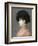 La femme au chapeau noir : portrait d'Irma Brunner la Viennoise-Edouard Manet-Framed Giclee Print