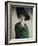 La Femme au Chapeau Noir-Kees van Dongen-Framed Art Print