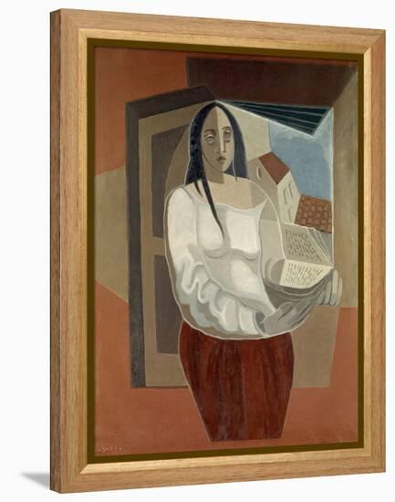 La Femme au Livre (Woman with Book), 1926-Juan Gris-Framed Premier Image Canvas