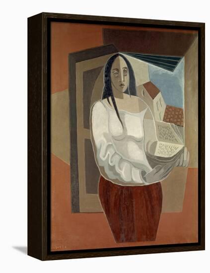 La Femme au Livre (Woman with Book), 1926-Juan Gris-Framed Premier Image Canvas